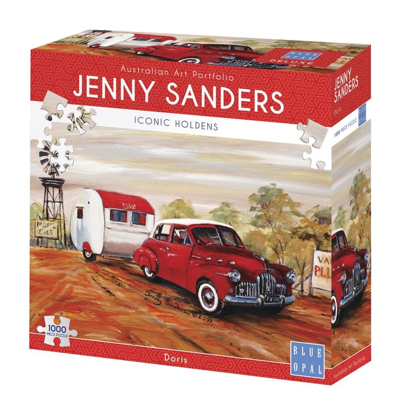 Blue Opal – Doris 1000 pieces Jigsaw Puzzle by Jenny Sanders