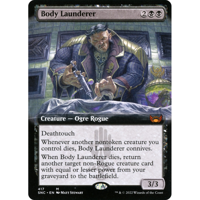 Body Launderer (SNC-417) – Streets of New Capenna: (Extended Art) [Mythic]