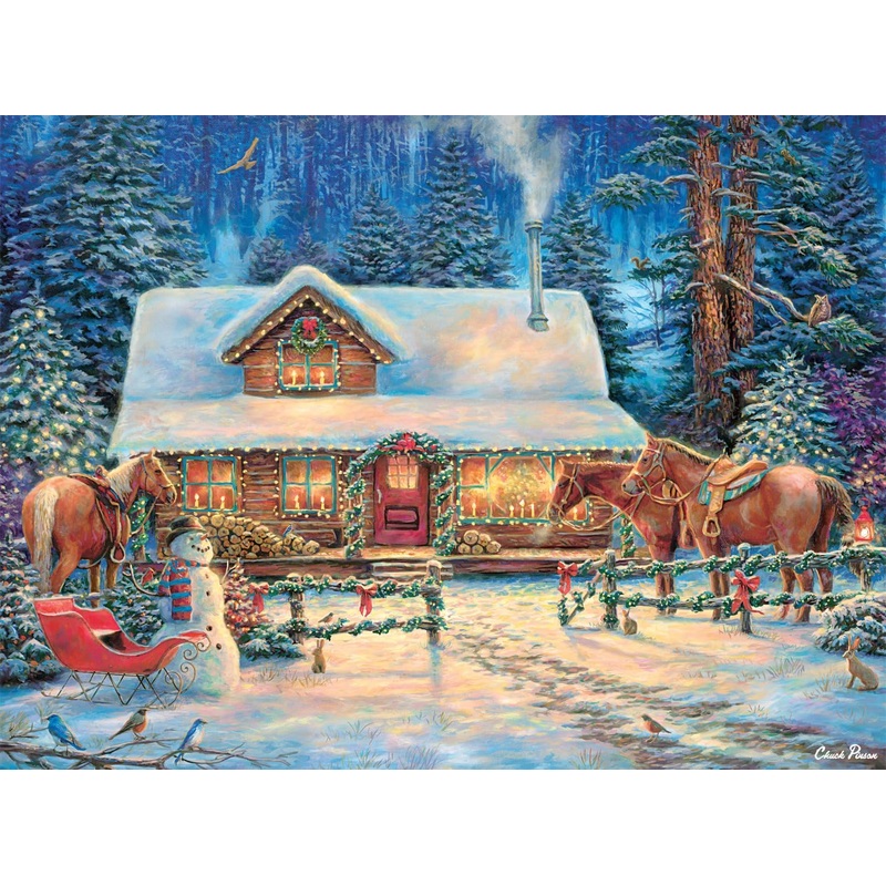 Buffalo Games – Winter’s Oasis by Chuck Pinson Jigsaw Puzzle (1000 Pieces)