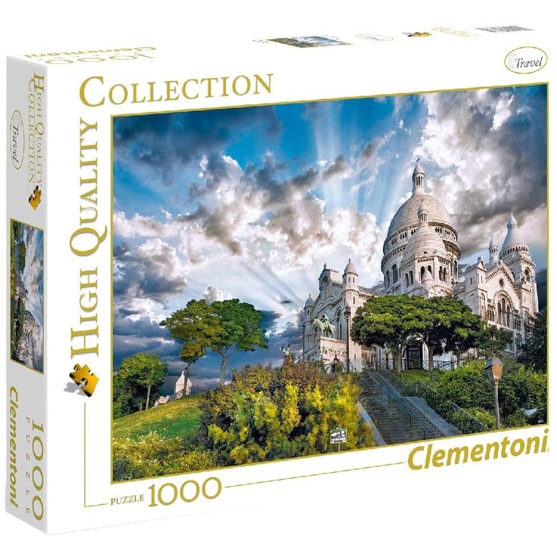 Clementoni – High Quality Collection – Montmartre, Paris, France Jigsaw Puzzle (1000 Pieces) 39383