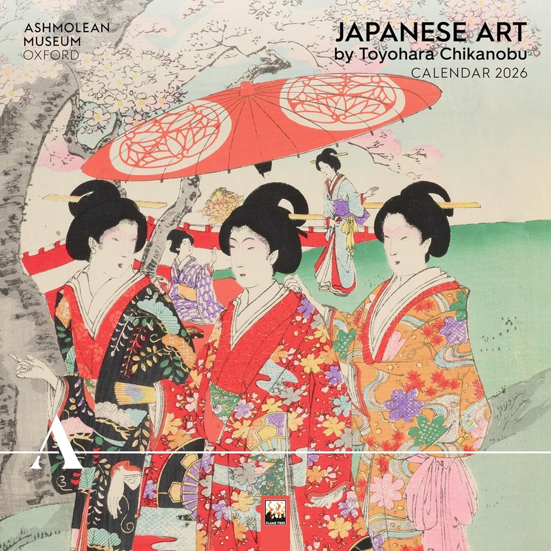 JAPANESE ART BY TOYOHARA CHIKANOBO WALL CALENDAR 2026