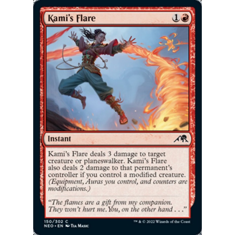Kami’s Flare (NEO-150) – Kamigawa: Neon Dynasty [Common]