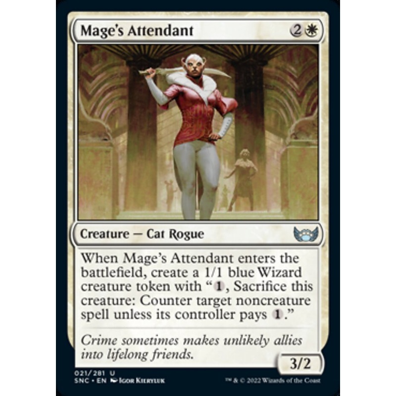 Mage’s Attendant (SNC-021) – Streets of New Capenna [Uncommon]