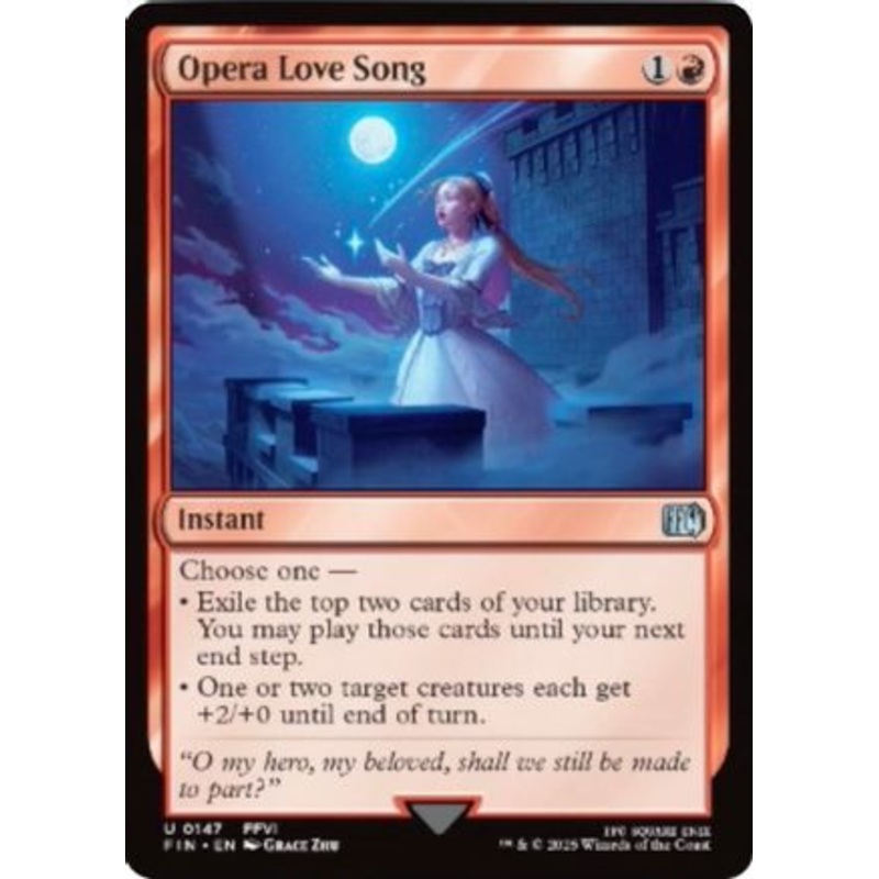 Opera Love Song (FIN-147) – FINAL FANTASY [Uncommon] Near Mint