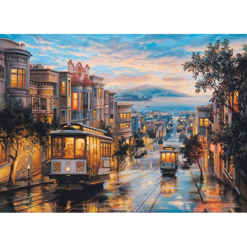 San Francisco Cable Car Heaven  1000 Piece Jigsaw Puzzle (Eurographics)