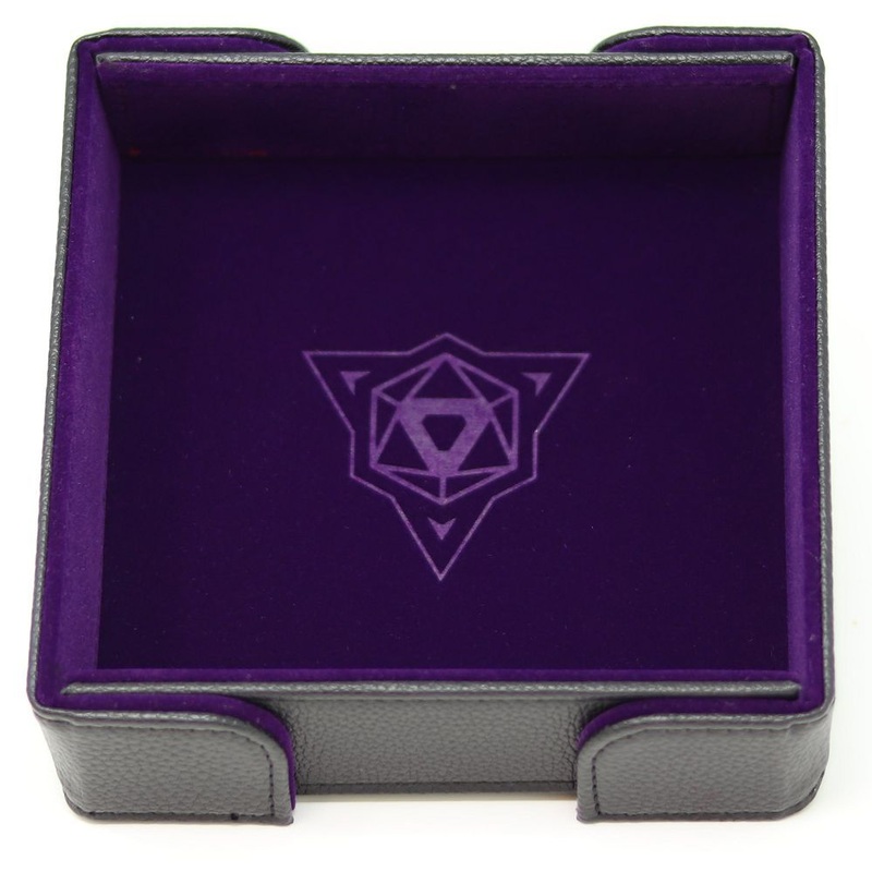 Dice Tray Purple Square Magnet