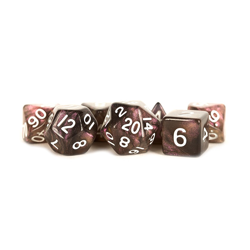 Metallic Dice Games Stardust Supervolcano 7ct Polyhedral Set 7ct Stardust Supervolcano