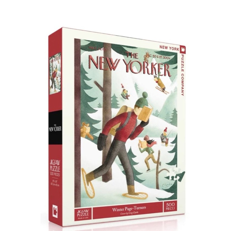 Winter Page-Turners 500 Piece Puzzle