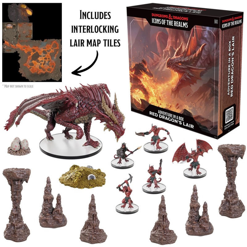 D&D Icons of the Realms: Adventure in a Box – Red Dragon’s Lair