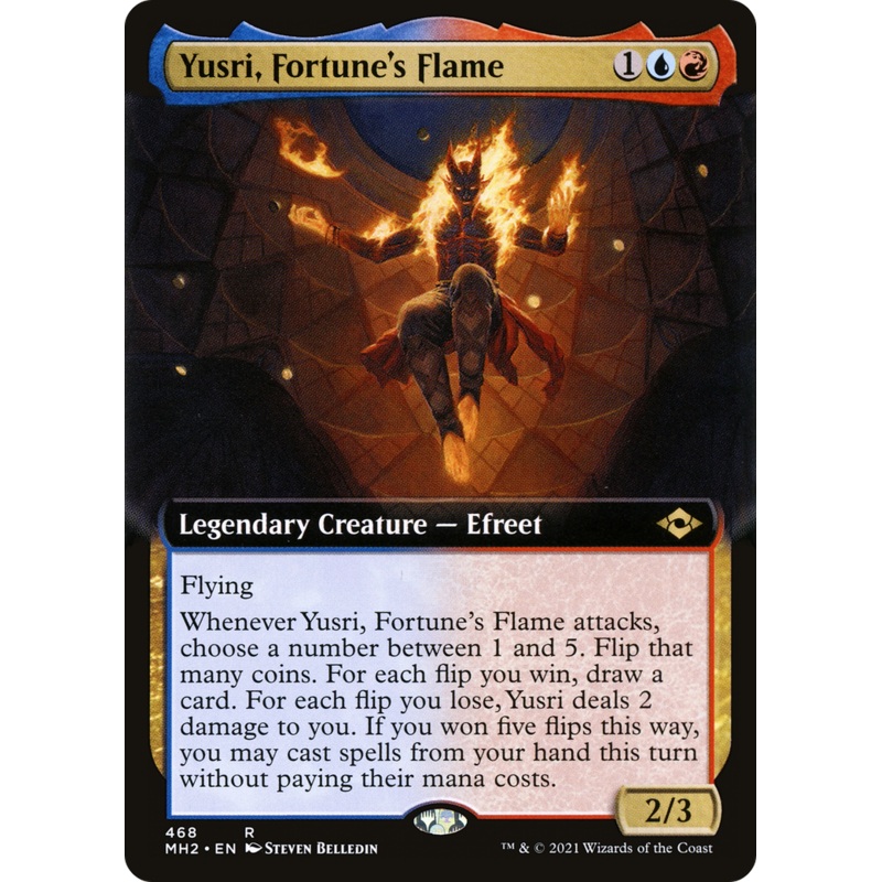 Yusri, Fortune’s Flame (MH2-468) – Modern Horizons 2: (Extended Art) Foil [Rare]