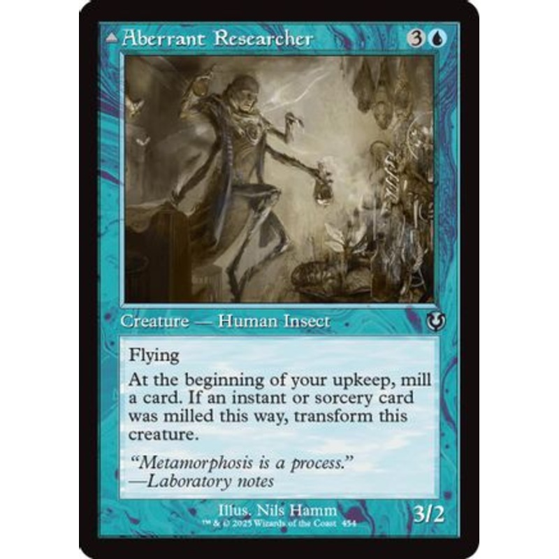 Aberrant Researcher // Perfected Form (Retro Frame) (INR-454) – Innistrad Remastered Foil [Uncommon]