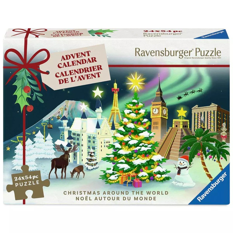 Advent Calendar (2025) 24×54 Piece Jigsaw Puzzles by Ravensburger