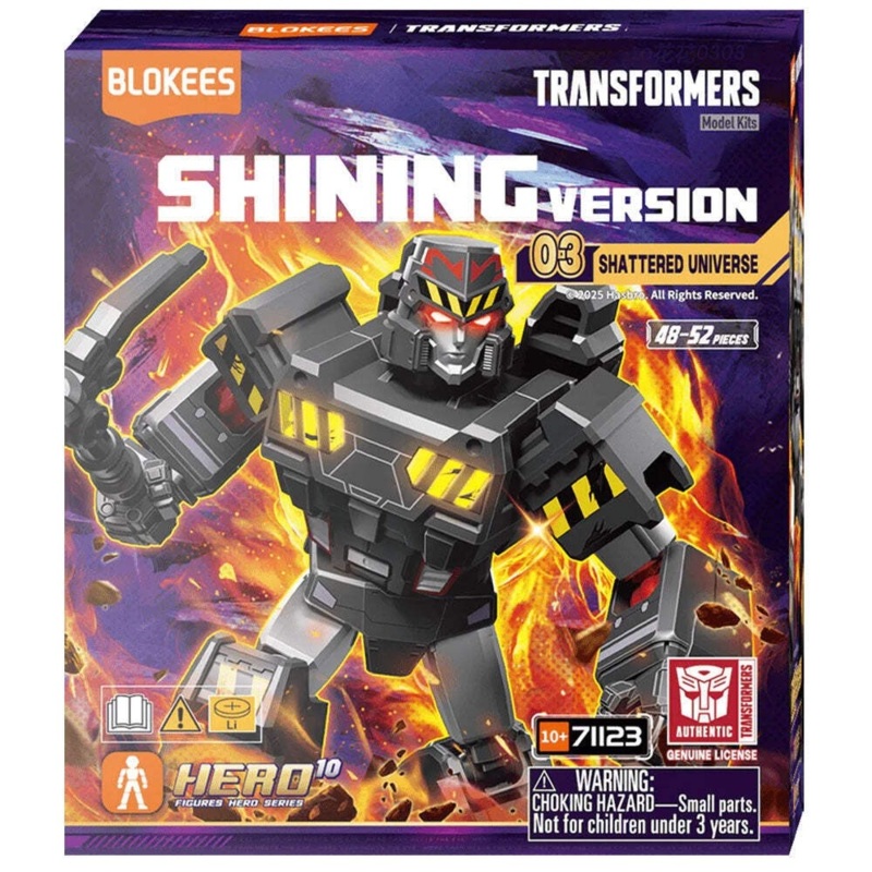 TRANSFORMERS BLOKEES SHINING VERSION 03 SHATTERED UNIVERSE BLIND BOX