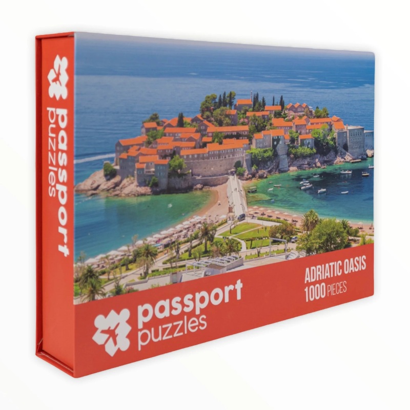 Adriatic Oasis 1000 Piece Jigsaw Puzzle by Passport Puzzles