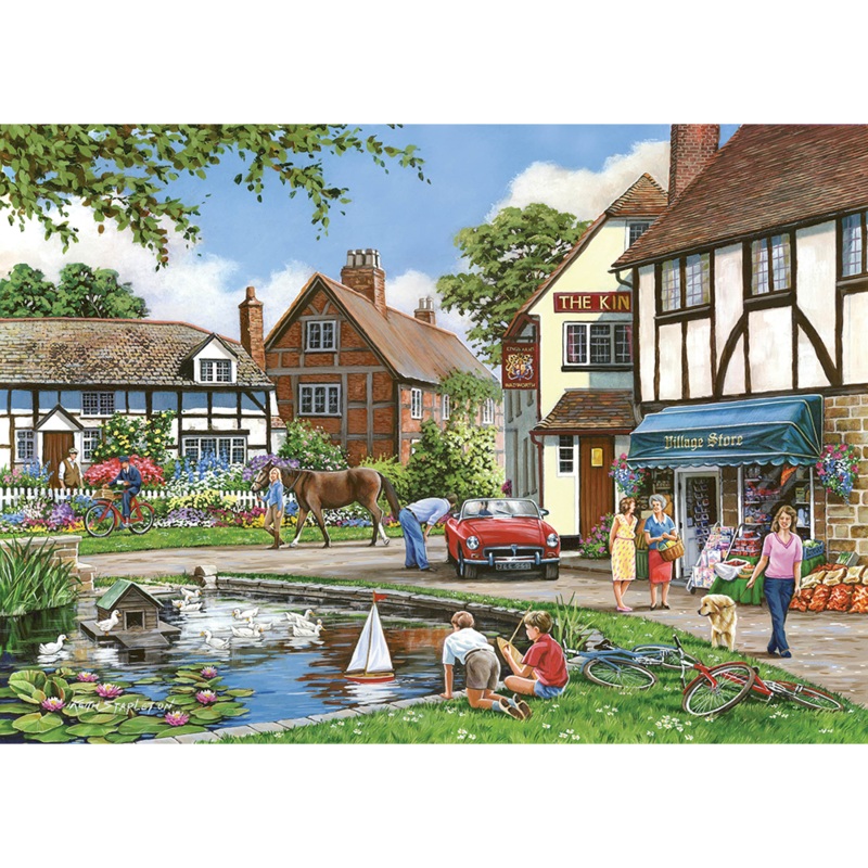 A Busy Day  1000 Piece Jigsaw Puzzle (HOP)