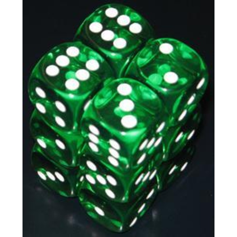 Translucent : 16mm D6 Green (12)