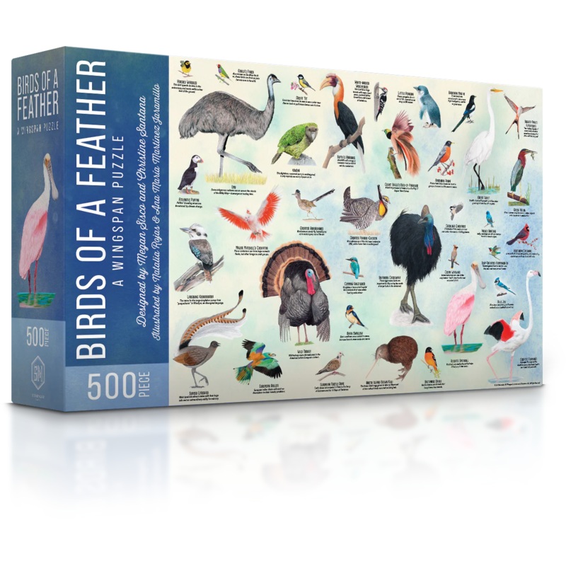 500-Piece Wingspan Puzzle Board Game Accessory by Stonemaier Games