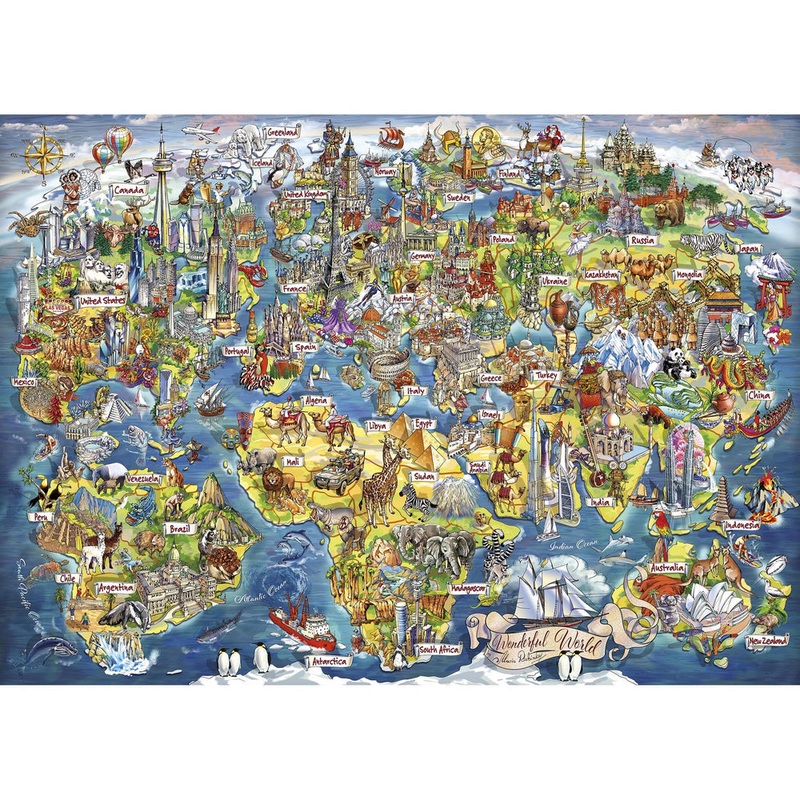 Wonderful World  1000 Piece Jigsaw Puzzle (Gibsons)