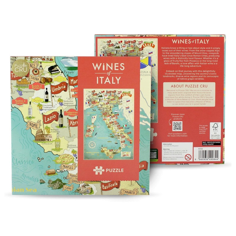 Wines Of Italy 1000 Piece Puzzle
