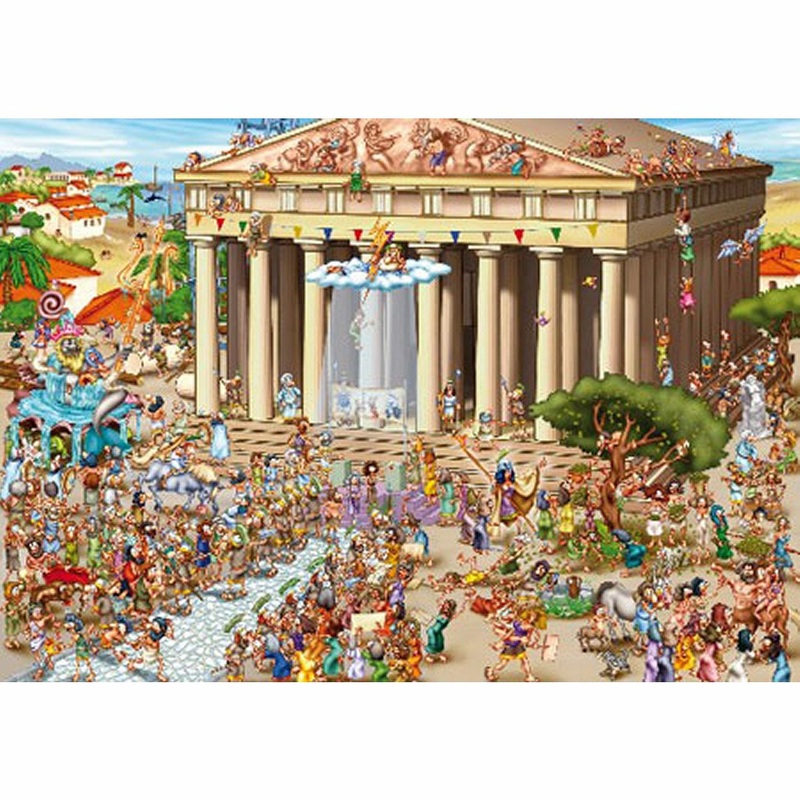 Acropolis  1000 Piece Jigsaw Puzzle (Dtoys)