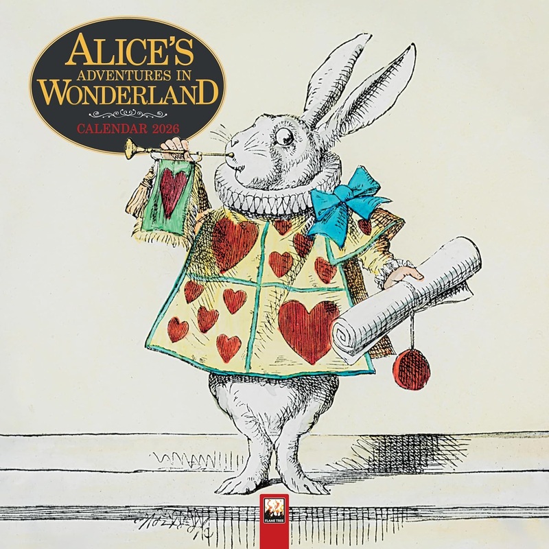 ALICE’S ADVENTURES IN WONDERLAND WALL CALENDAR 2026