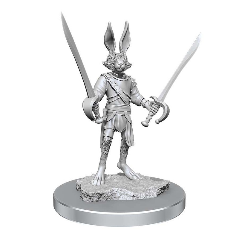 WizKids Dungeons & Dragons Nolzurs Marvelous Miniatures Harengon Rogues (90487) PC Harengon Rogues