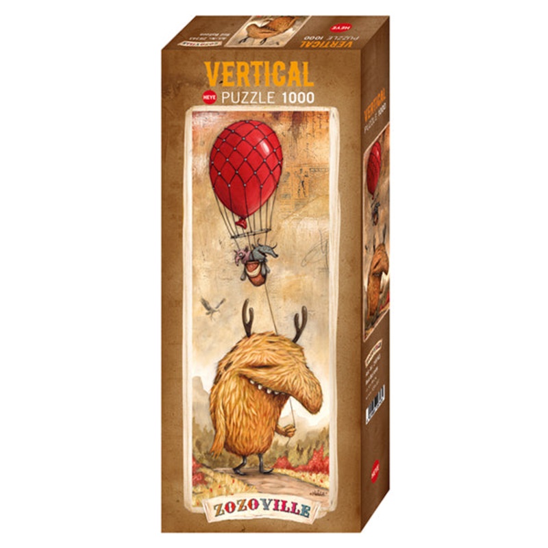 Zozoville: Red Balloon 1000 Piece Jigsaw Puzzle by Heye