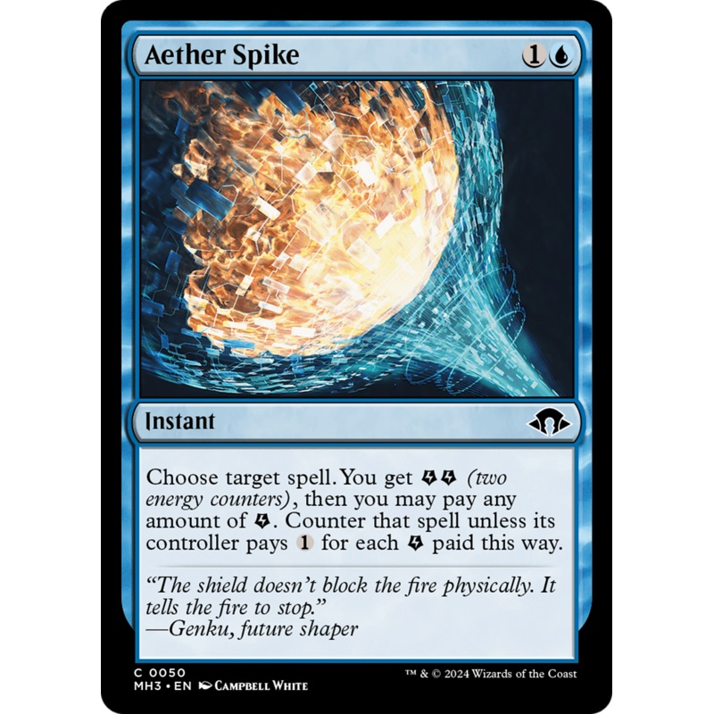 Aether Spike (MH3-050) – Modern Horizons 3 Foil [Common]