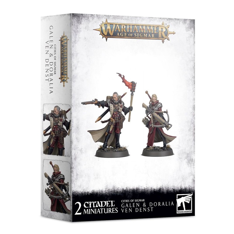 Age of Sigmar Cities of Sigmar: Galen & Doralia ven Denst AoS CSG Galen & Doralia