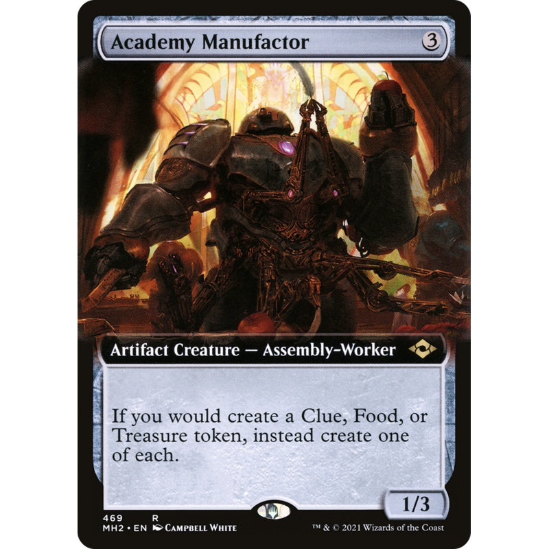 Academy Manufactor (MH2-469) – Modern Horizons 2: (Extended Art) [Rare]