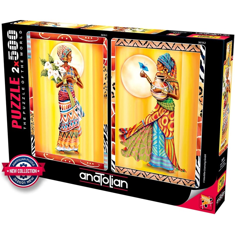 Anatolian – 2x500p African Ladies Jigsaw Puzzle (1000 Pieces)