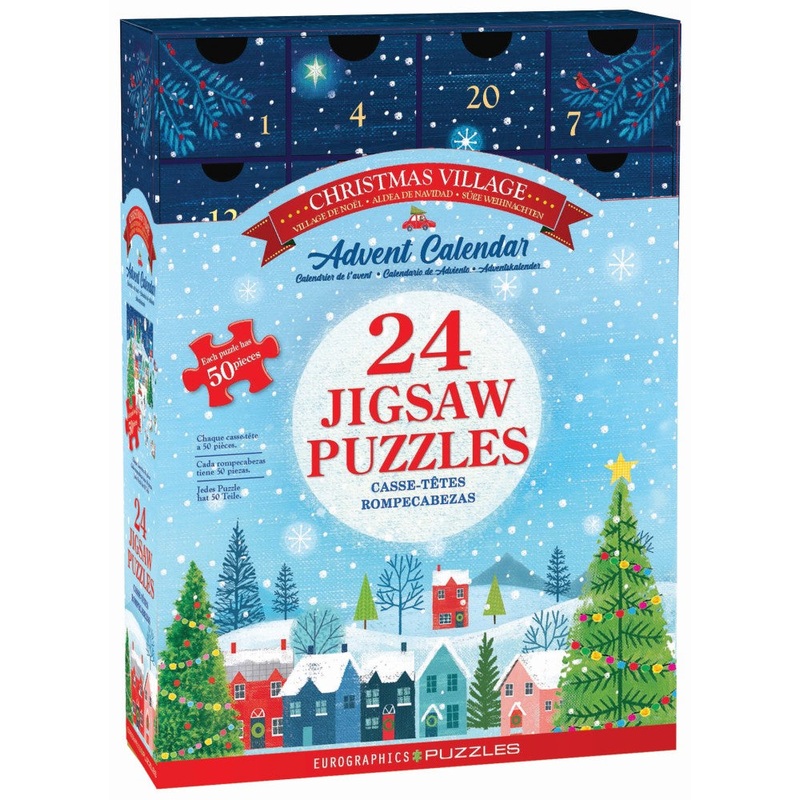 Advent Calendar: Christmas Village  Jigsaw Puzzle (Eurographics)