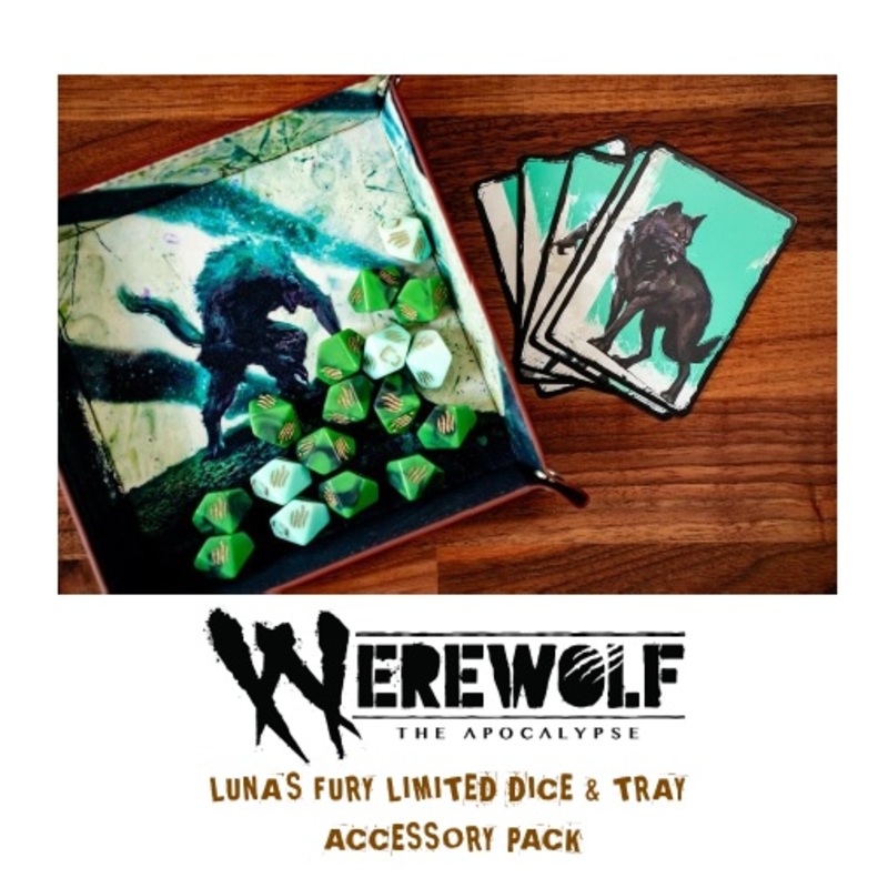 WEREWOLF RPG: LUNA’S FURY DICE & TRAY