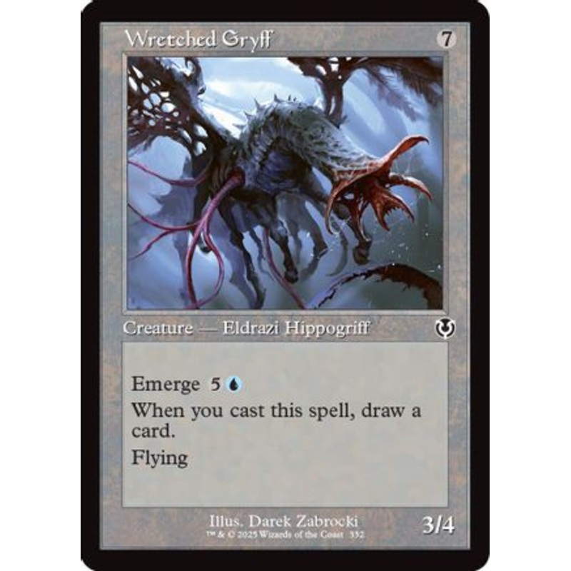 Wretched Gryff (Retro Frame) (INR-332) – Innistrad Remastered Foil [Common]