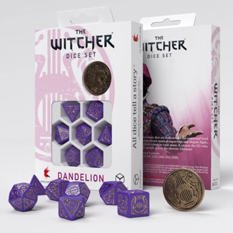 The Witcher Dice Set Dandelion – Viscount de Letternhove