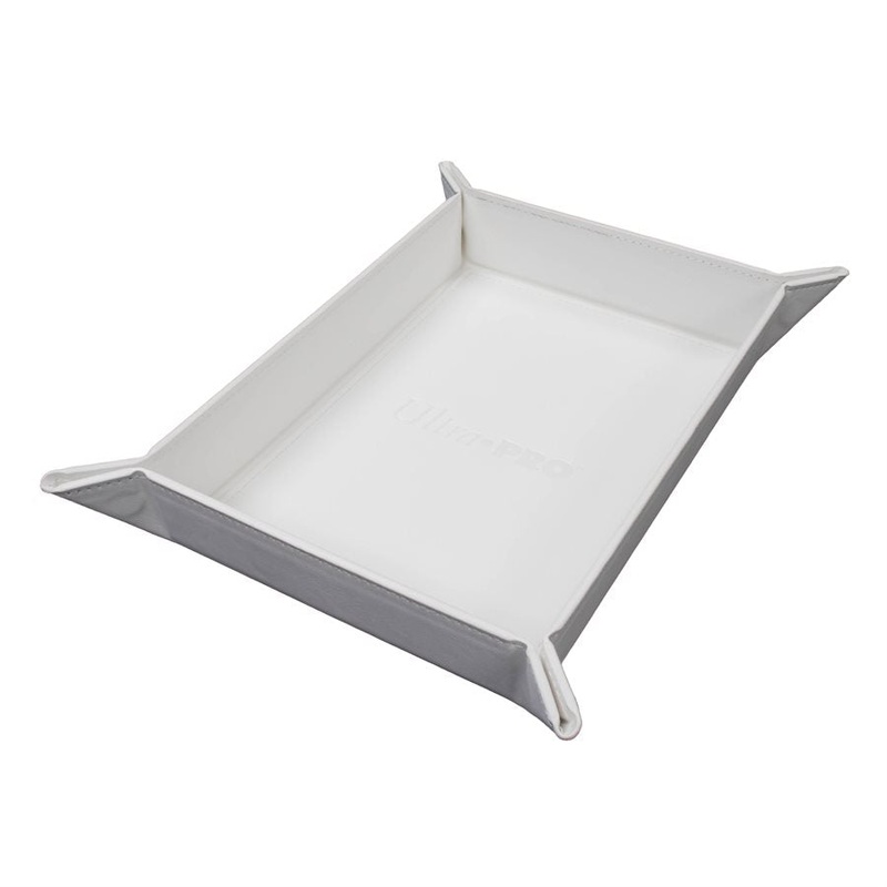 Ultra Pro – Magnetic Folding Dice Tray – Vivid: White
