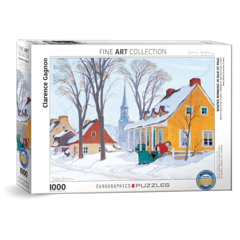 Winter Morning In Baie-St-Paul 1000 Piece Puzzle