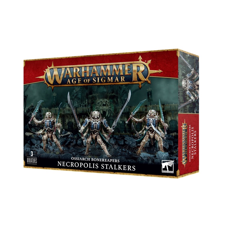 Age of Sigmar Ossiarch Bonereapers: Necropolis Stalkers AoS OBR Necropolis Stalkers