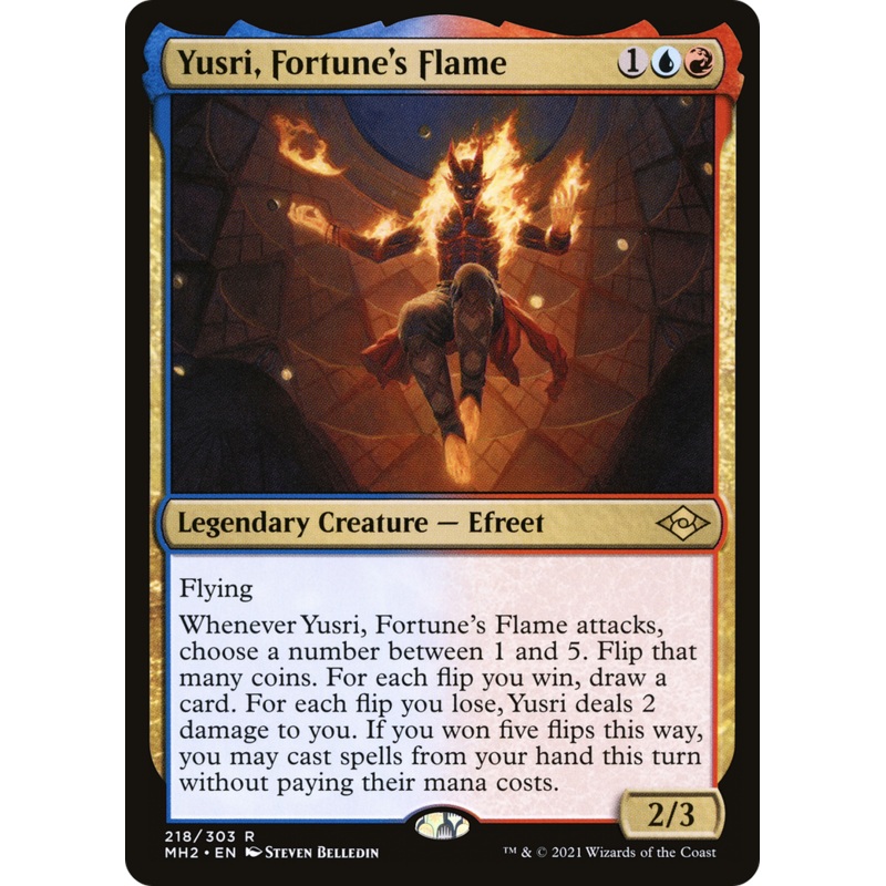 Yusri, Fortune’s Flame (MH2-218) – Modern Horizons 2 Foil [Rare]