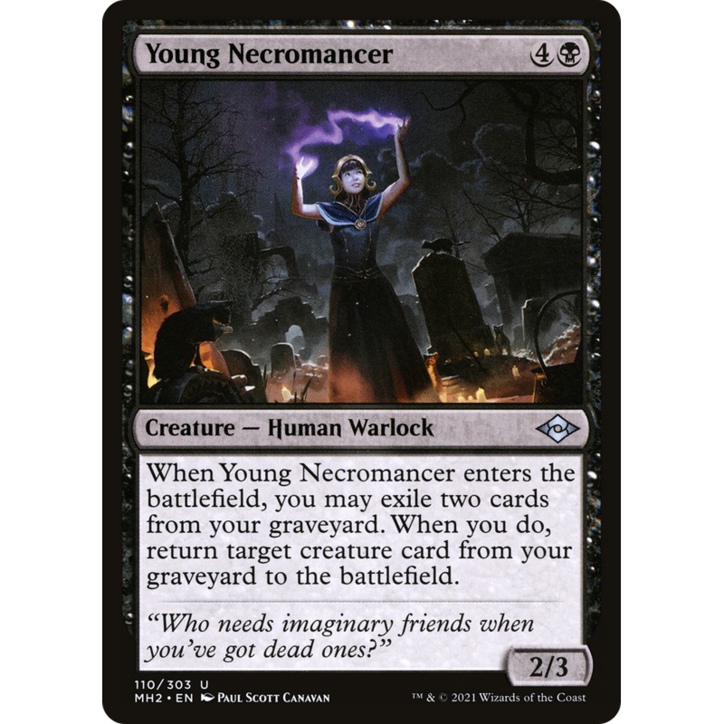 Young Necromancer (MH2-110) – Modern Horizons 2 [Uncommon]