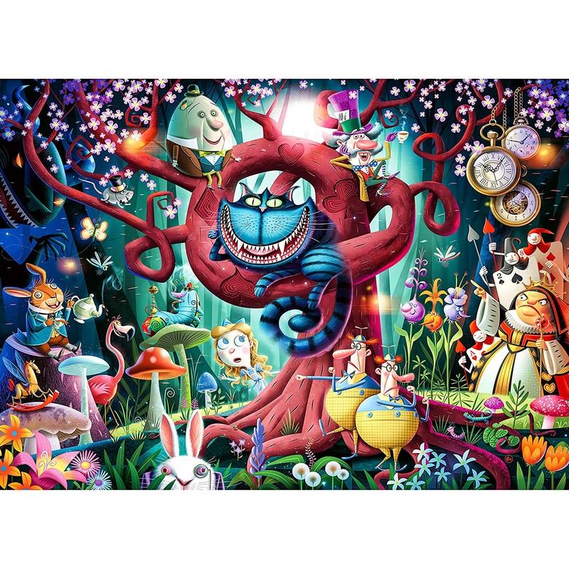 Almost Everyone is Mad (Alice in Wonderland)  1000 Piece Jigsaw Puzzle (Ravensburger)