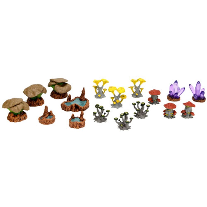 Warlock Tiles: Caverns – Mushrooms & Pools