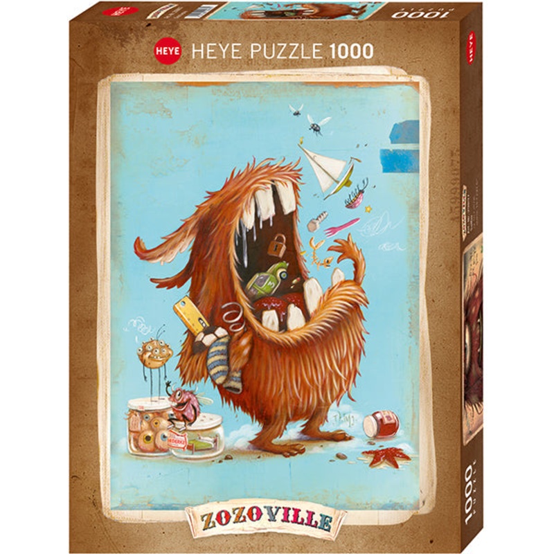Zozoville: Omnivore 1000 Piece Jigsaw Puzzle by Heye