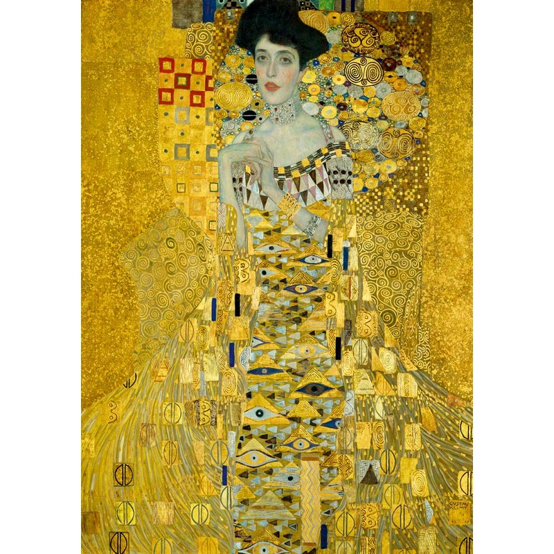 Adele Bloch-Bauer I, 1907 by Gustave Klimt  1000 Piece Jigsaw Puzzle (Bluebird Puzzle)