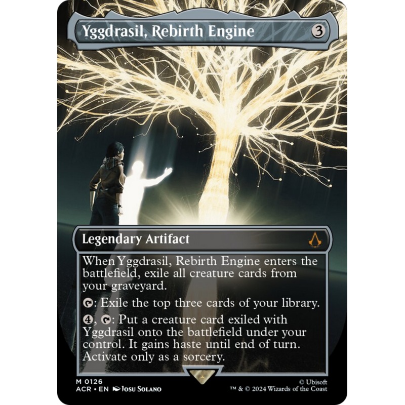 Yggdrasil, Rebirth Engine (ACR-126) – Assassin’s Creed (Borderless) Foil [Mythic]