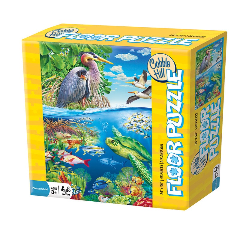 Air and Sea 48 Piece Floor Jigsaw Puzzle by Cobble Hill
