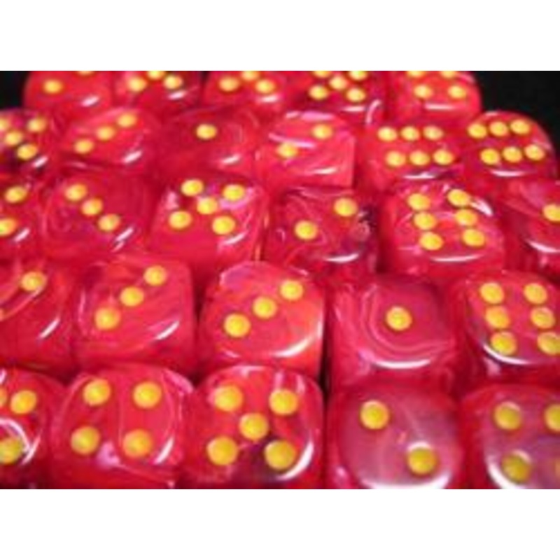 Vortex: 12mm D6 Red / Yellow Set (36)