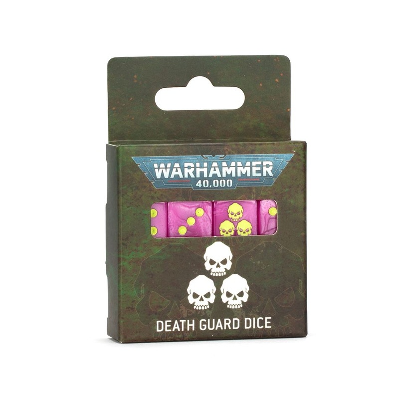 Warhammer 40K Death Guard: Dice Set W40K DGD Dice