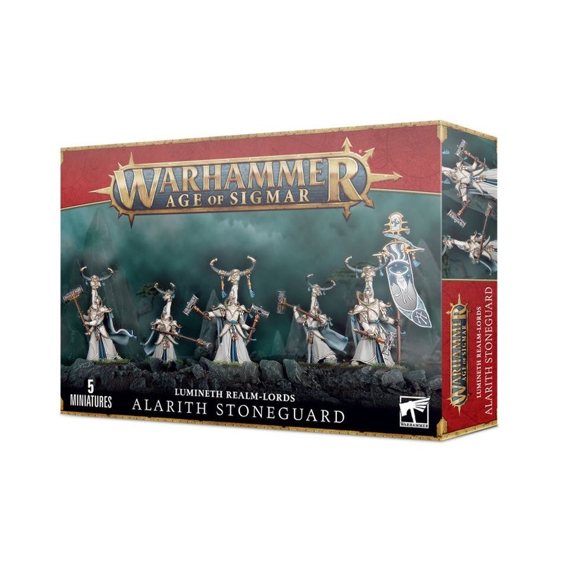 Age of Sigmar Lumineth Realm Lords: Alarith Stoneguard AoS LRL Alarith Stoneguard