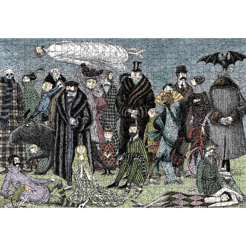 1000 Piece Jigsaw Puzzle by Edward Gorey (Pomegranate)